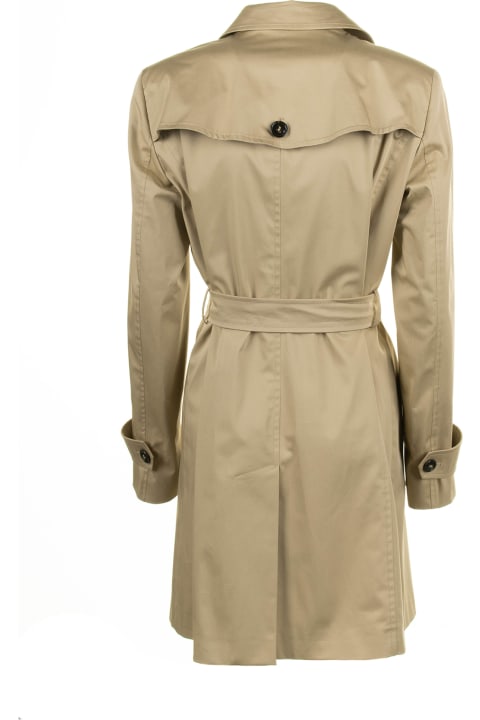 Marella Coats & Jackets for Women Marella Beige Waterproof Trench Coat With Belt