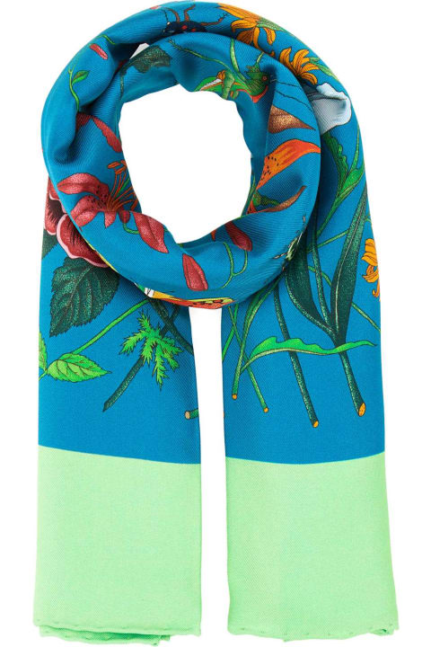 ウィメンズ スカーフ＆ストール Gucci Printed Silk Foulard