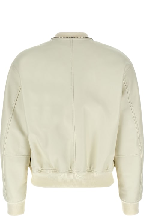 Homeware Jil Sander Leather Bomber Jacket