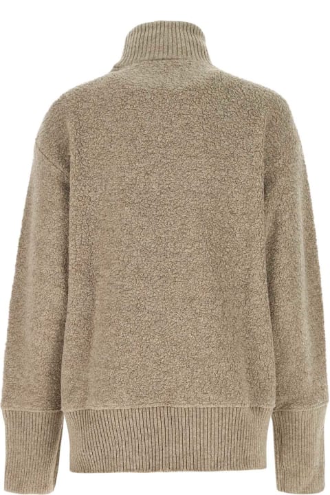 Jil Sander Sweaters for Women Jil Sander Dove Grey Terry Fabric Oversize Sweater