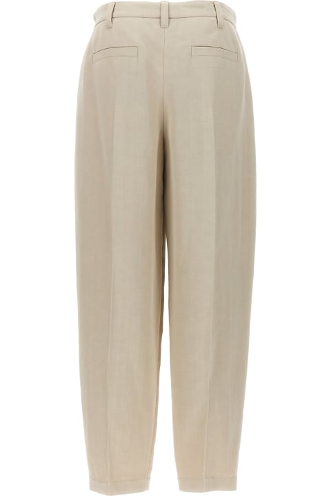 Brunello Cucinelli Clothing for Women Brunello Cucinelli Pants With Front Pleats