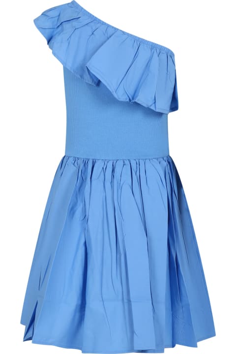 Dresses for Girls Molo Casual Light Blue Dress For Girl