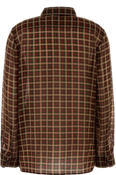 Homeware Saint Laurent Embroidered Wool Shirt