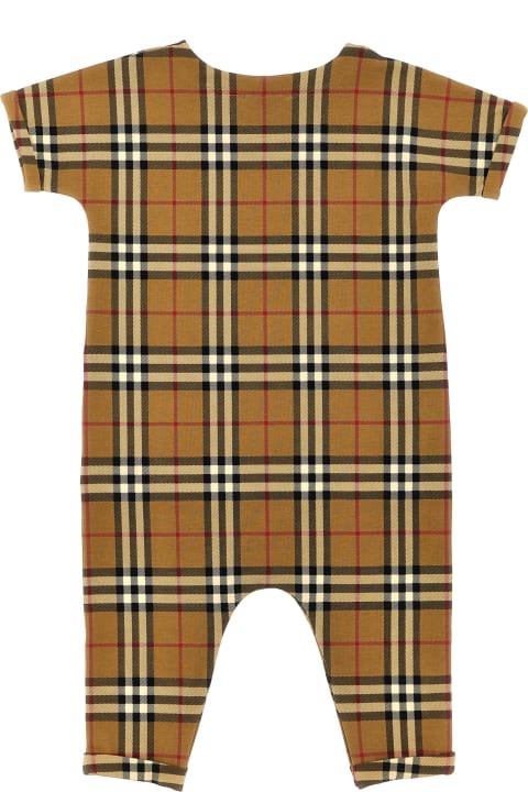 Bodysuits & Sets for Baby Girls Burberry 'lennox' Jumpsuit