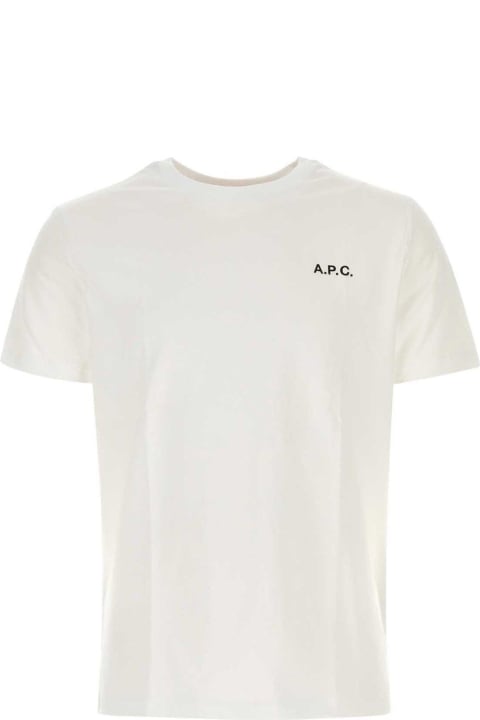 A.P.C. Men A.P.C. Logo Printed Crewneck T-shirt
