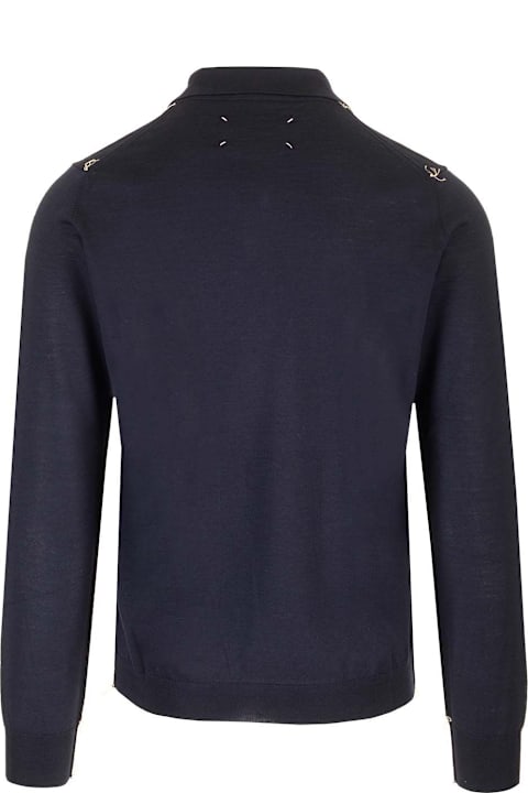 Maison Margiela ملابس علوية لـ السيدات Maison Margiela Knitted Polo Shirt