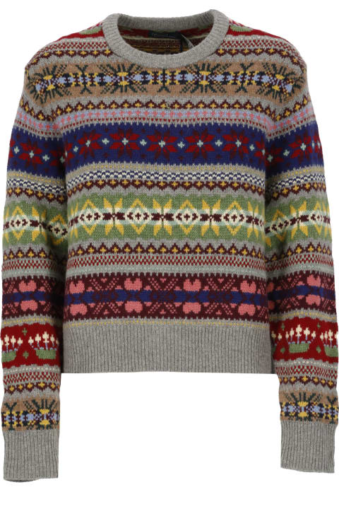 Polo Ralph Lauren Sweaters for Women Polo Ralph Lauren Multi Wool Blend Sweater