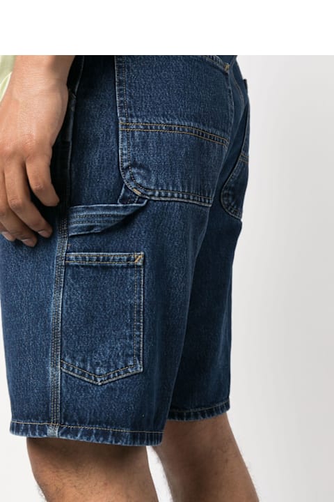 Carhartt WIP لـ Kids Carhartt WIP Denim Cotton Shorts