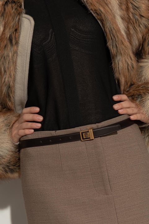ウィメンズ Saint Laurentのアクセサリー Saint Laurent Saint Laurent Leather Belt