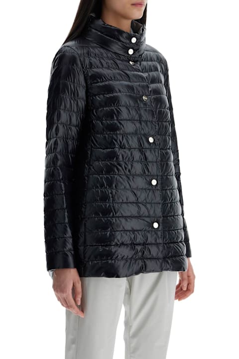 Herno for Women Herno Reversible A-shape Down Jacket Black And Gray