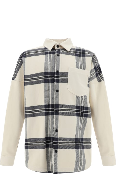 Palm Angels Topwear for Women Palm Angels Back Logo Check Overshirt