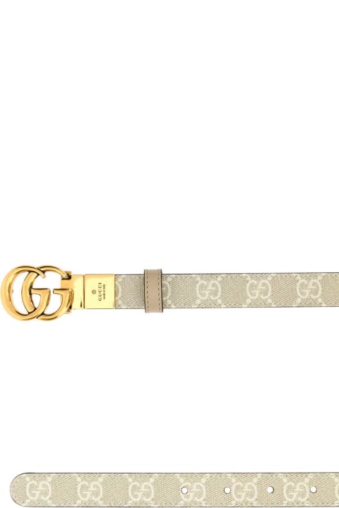 Gucci for Women Gucci Gg Fabric Reversible Gg Marmont Belt