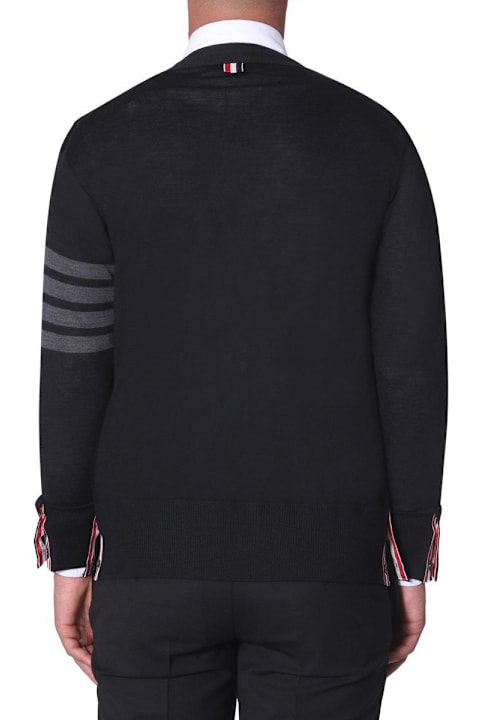 Thom Browne Sweaters for Men Thom Browne 4-bar V-neck Cardigan