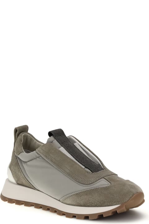 Brunello Cucinelli Sneakers With Precious Detail
