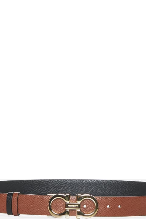Homeware Ferragamo Gancini Reversible Leather Belt