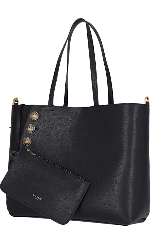 Balmain Totes for Women Balmain 'emblema' Tote Bag