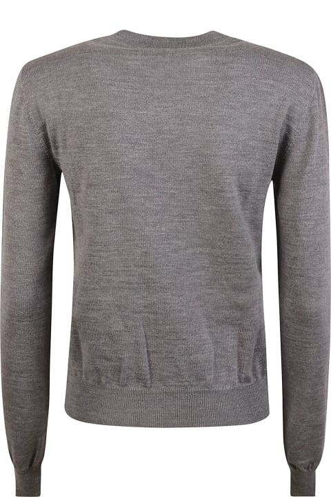 Homeware Moschino Rib Trim Plain Sweater