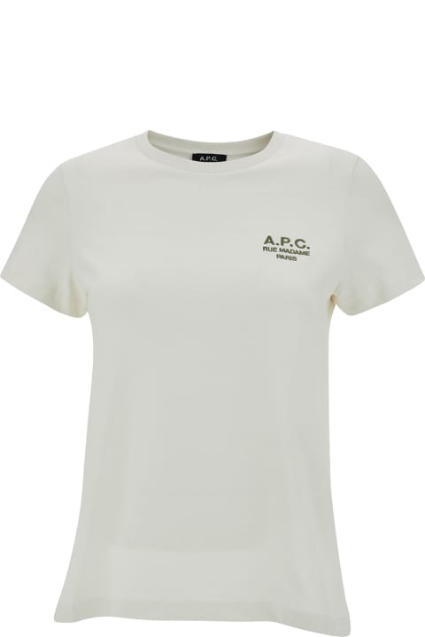 A.P.C. Topwear for Women A.P.C. Denise Logo Cotton T-shirt