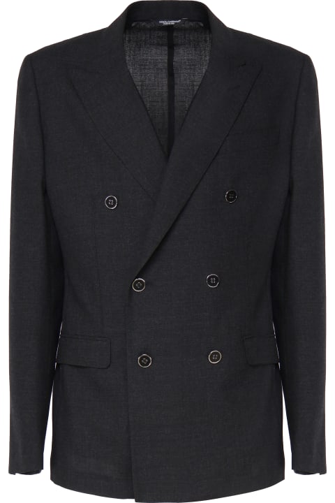 Dolce & Gabbana Coats & Jackets for Men Dolce & Gabbana Double Breasted Blazer