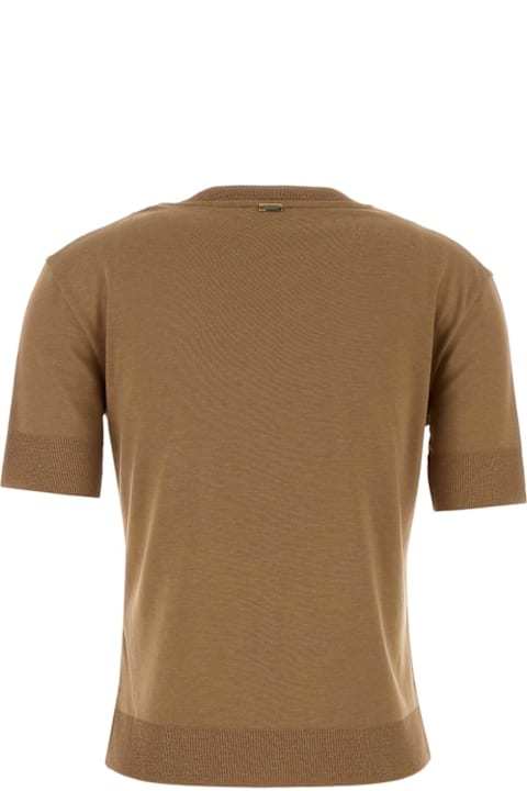 Homeware Herno Camel Lyocell Blend T-shirt