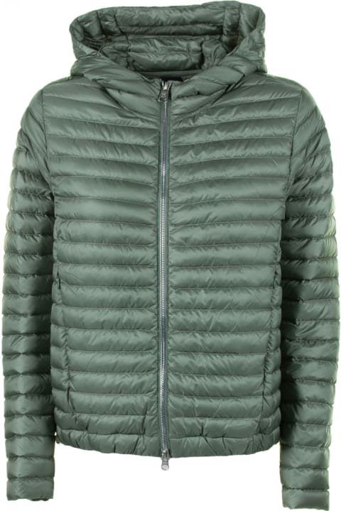 Colmar Clothing for Women Colmar Green Down Jacket With Hood