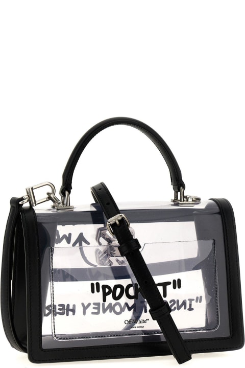 Off-White Totes for Women Off-White Jitney 1.4 Foldover Top Handle Bag