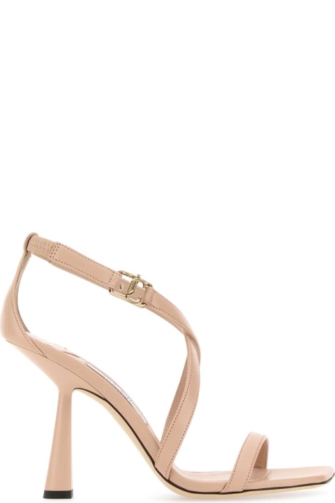 Jimmy Choo Shoes for Women Jimmy Choo Pink Leather Jessica Sandals