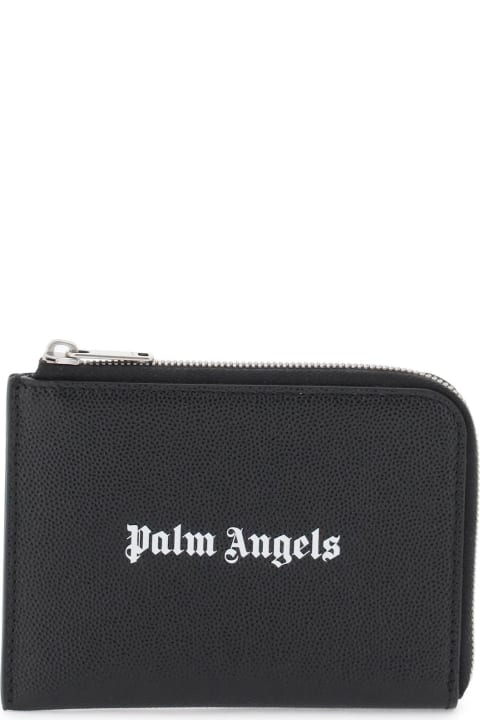 Palm Angels Wallets for Men Palm Angels Mini Pouch With Pull-out Cardholder