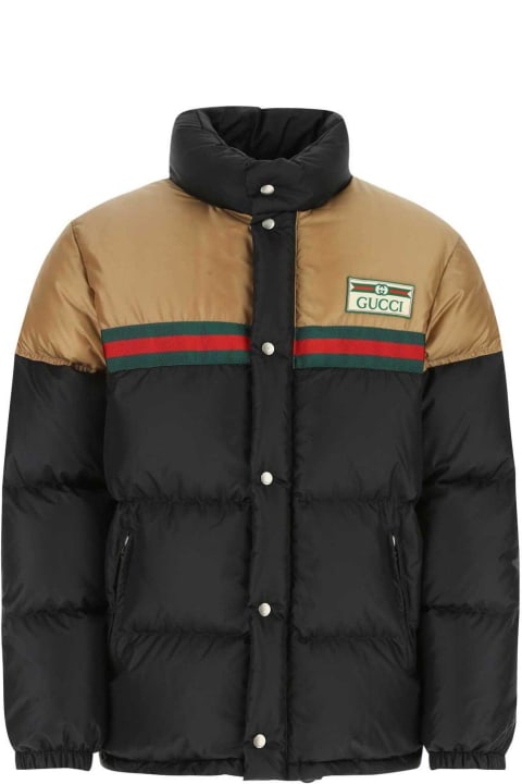 Gucci Logo Patch Down Jacket
