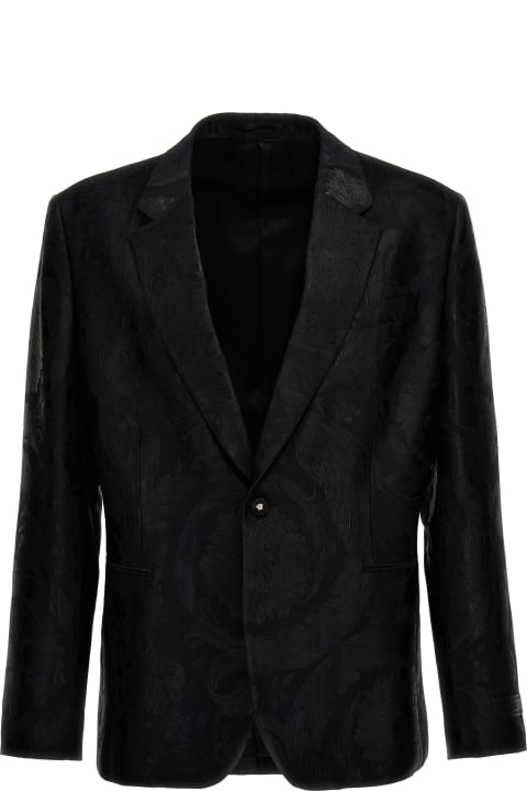 Versace Coats & Jackets for Men Versace 'barocco Jaquard' Blazer