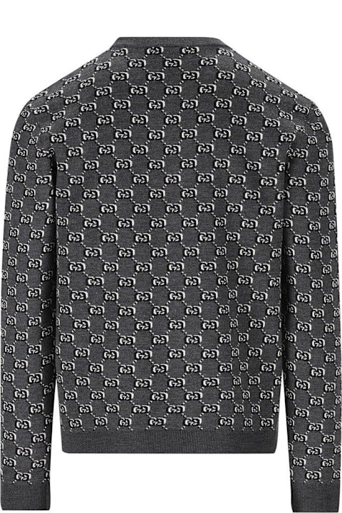 Gucci Sweaters for Men Gucci Gg Shadow Jacquard Jumper