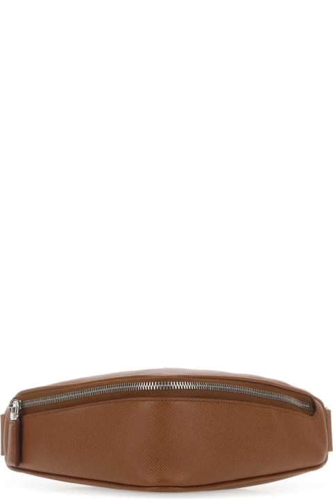 メンズ バッグ Prada Brown Leather Belt Bag