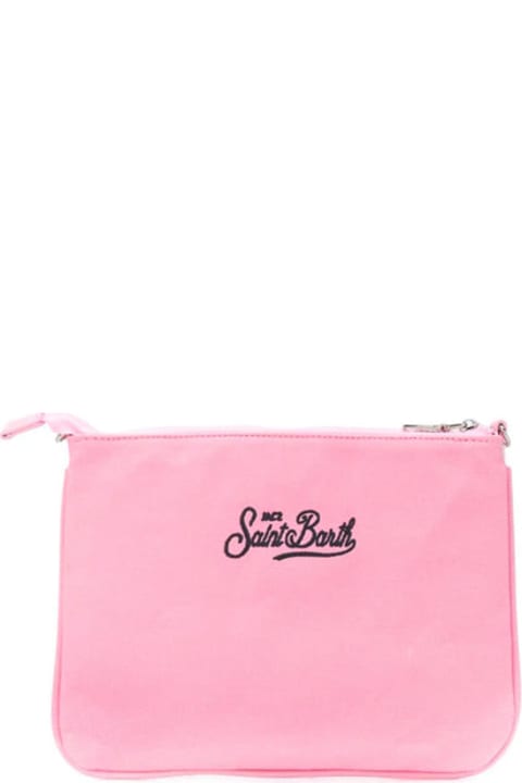 Luggage for Women MC2 Saint Barth Parisienne Pink Beaded Pochette