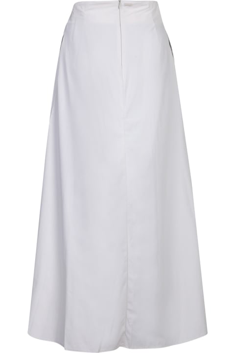 Herno for Women Herno Herno Laminar White Midi Skirt