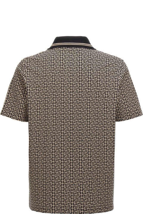 Balmain Topwear for Men Balmain 'monogram' Polo Shirt