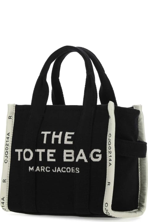Marc Jacobs Totes for Women Marc Jacobs Black Canvas The Tote Shopping Bag