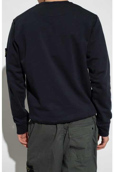 Fleeces & Tracksuits for Men Stone Island Sweatshirt With Logo Patch