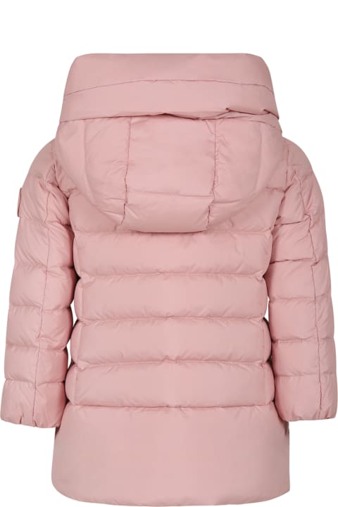 ガールズ Woolrichのコート＆ジャケット Woolrich Pink Down Jacket For Girl