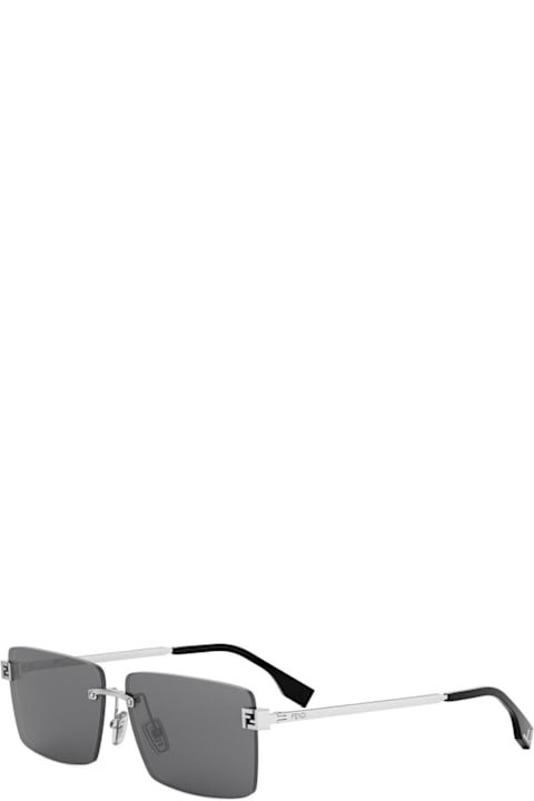 Eyewear for Men Fendi Eyewear Fendi Fe40165u Fendi Sky 16a Argento Sunglasses