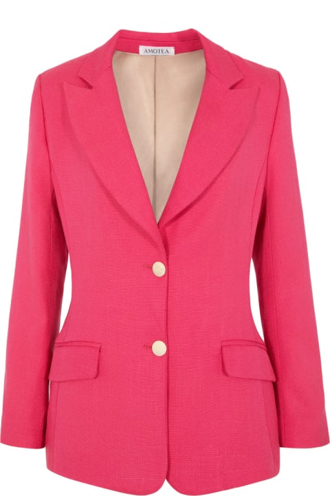 Amotea Coats & Jackets for Women Amotea Mia Blazer In Pink Viscose