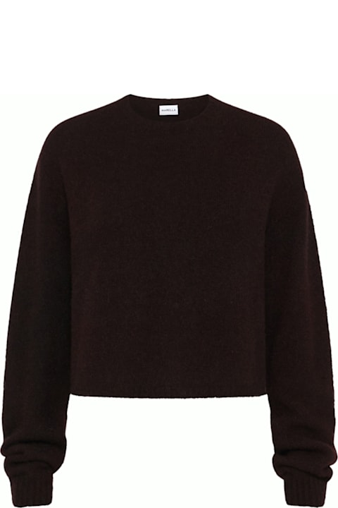 Marella ملابس علوية لـ السيدات Marella Brown Crewneck Sweater