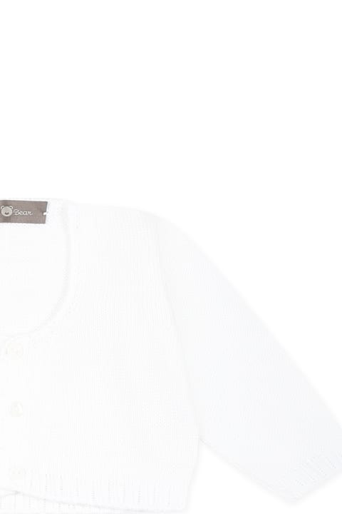 Homeware Little Bear White Cardigan For Babykids
