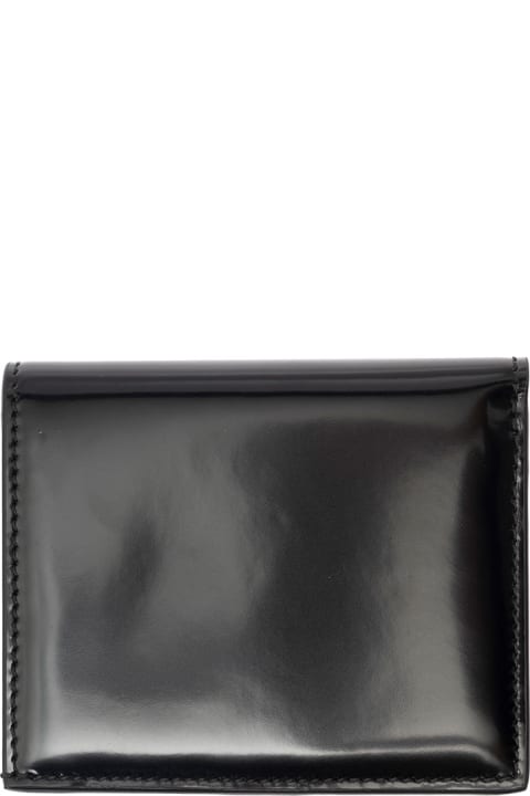 Fashion for Women Ferragamo 'wanda' Black Wallet With Gancini Closure In Patent Leather Woman