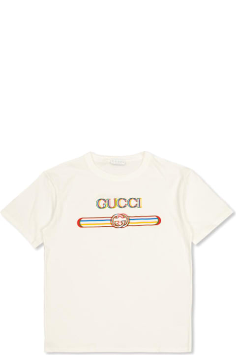 Gucci T-Shirts & Polo Shirts for Boys Gucci Gucci Kids T-shirt With Printed Logo