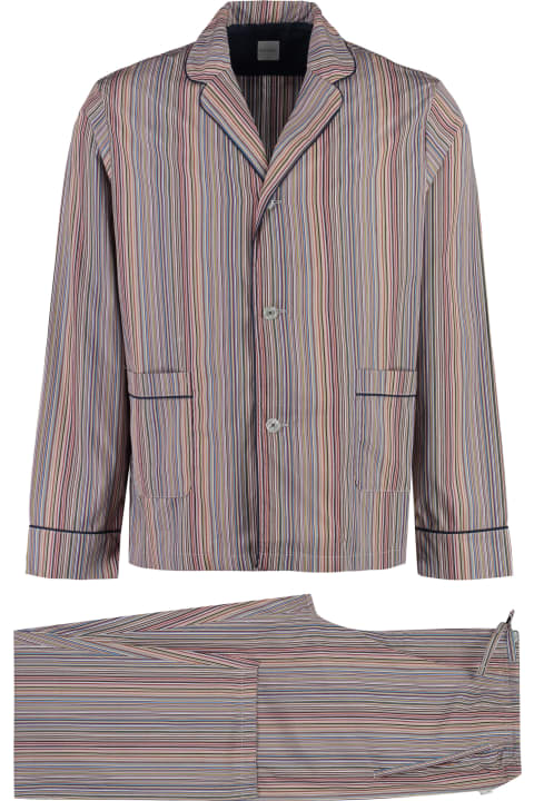 Paul Smith Underwear for Men Paul Smith Striped Cotton Pyjamas