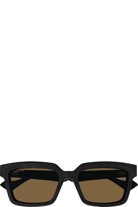 メンズ アイウェア Gucci Eyewear Gg1543s 004 Black Black Transparent Sunglasses