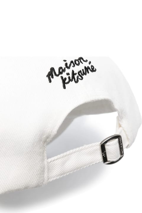 メンズ新着アイテム Maison Kitsuné Maison Kitsune' Hats White