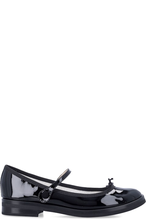 Repetto Black Patent Leather Cendrillon College Mary Janes