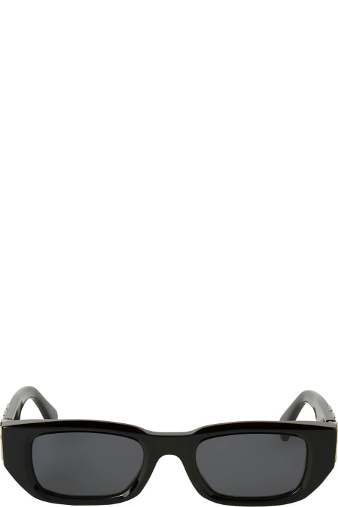 メンズ Off-Whiteのアイウェア Off-White Oeri124 Fillmore 1007 Black Dark Grey Sunglasses