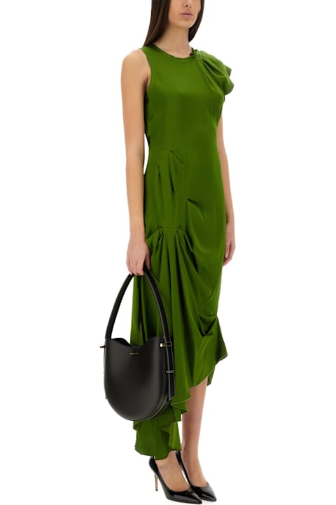 Victoria Beckham فساتين لـ السيدات Victoria Beckham Draped Midi Dress